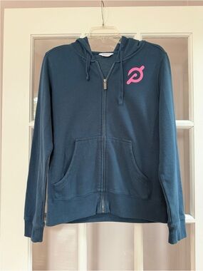 Peloton Navy Blue Ultimate Fleece Full Zip Hoodie